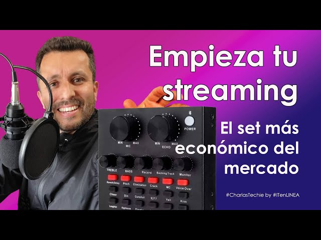 Empieza tu streaming. El Set más económico del mercado 🎧🎙️| #tecnologia #settings #audio #streaming