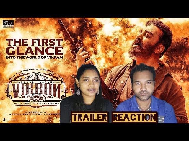 Vikram The First Glance Video Reaction By Tamil Couple Reaction | WHY Reaction