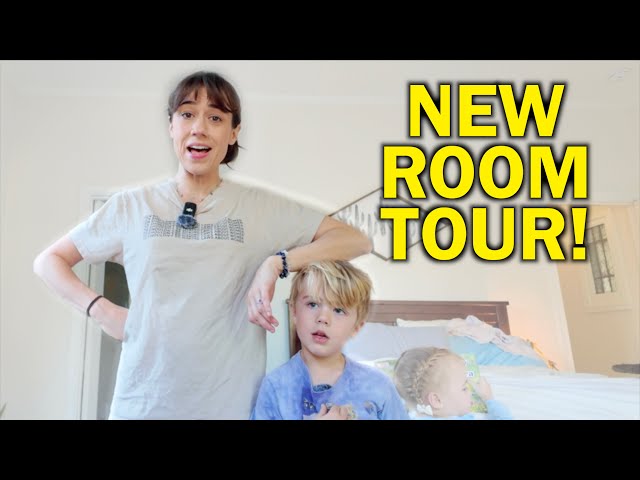 TOUR OF OUR NEW ROOMS!