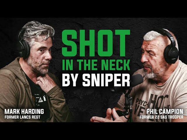 Former British Soldier survives being SHOT in the NECK by SNIPER! | Mark Harding