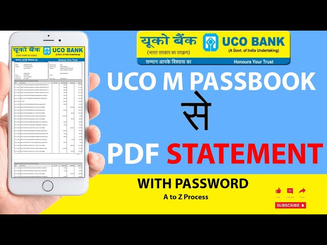 "UCO Bank mPassbook: How to Generate and Download Account Statement Easily"