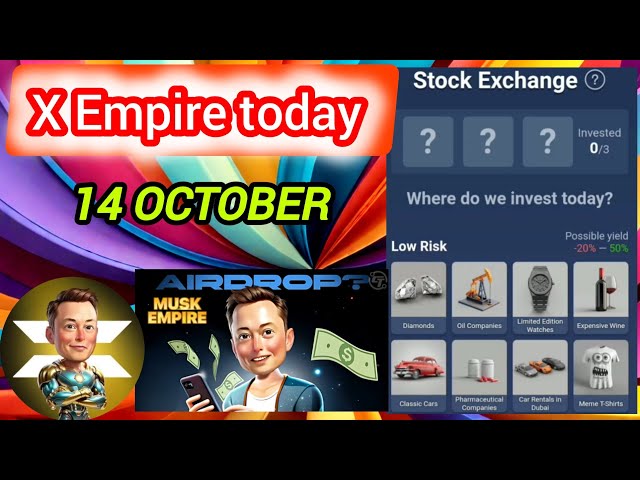 x empire daily combo || x empire daily combo 14 october || x empire daily combo 14 october youtube