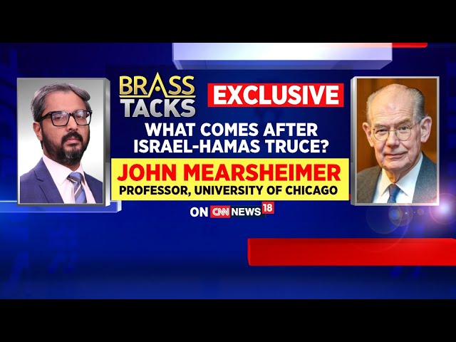 American Political Scientist John Mearsheimer In An Exclusive Conversation On Israel-Hamas Ceasefire