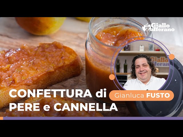 PEAR AND CINNAMON JAM: easy and delicious! Perfect recipe by Chef Gianluca Fusto! 🍯🥄😋🍐