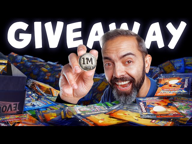 🔴 1 Million Subscriber GIVEAWAY PARTY! (Tons of Pokemon Cards!)