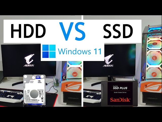 SSD vs HDD Windows 11 BOOT SPEED TEST.