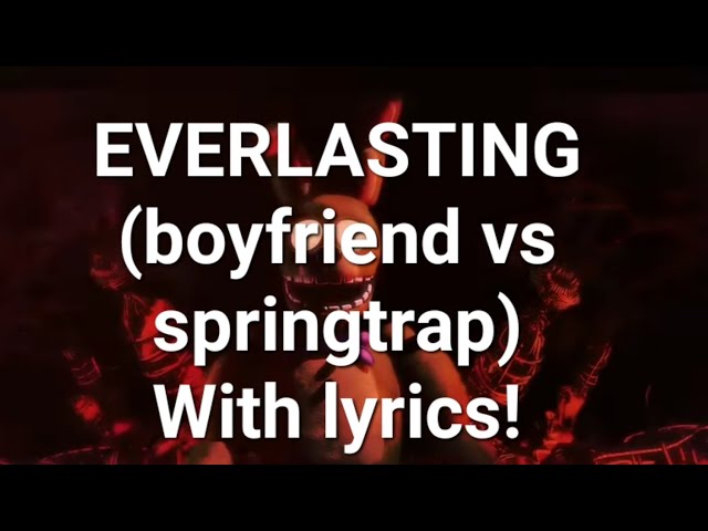 everlasting WITH LYRICS (FNF: fnaf 3 mod cover)