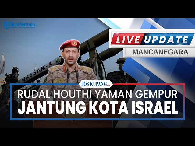 🔴Rudal Houthi Yaman Gempur Jantung Kota Israel hingga IDF Tewas di Gaza Ternyata Capai 5 Ribu Orang