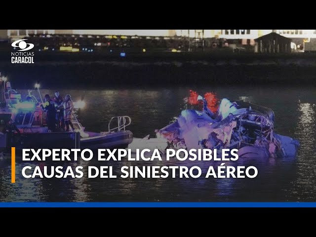 ¿Cómo se pudo producir accidente entre avión y helicóptero en Washington? Habla experto en aviación