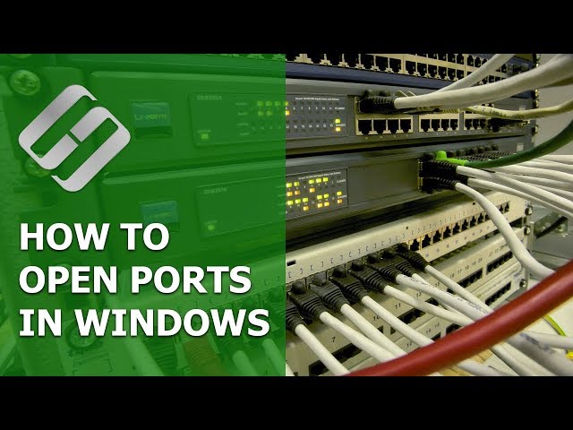 How to Open or Close Ports on PC with Windows 10, 8 7 or Router 🖧🌐🔧