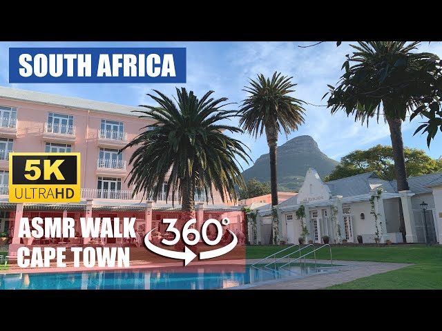 【5K 360°】Walking CAPE TOWN with ASMR sound