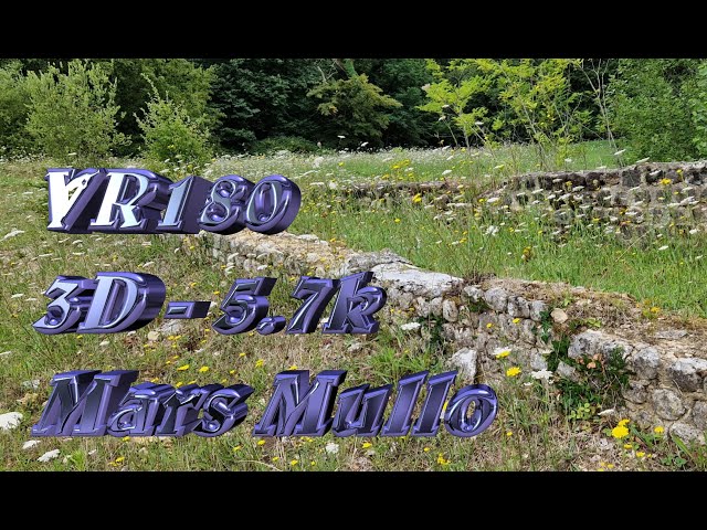 2023   VR180 3D   ALLONNES   Archéologie   Sanctuaire Mars Mullo