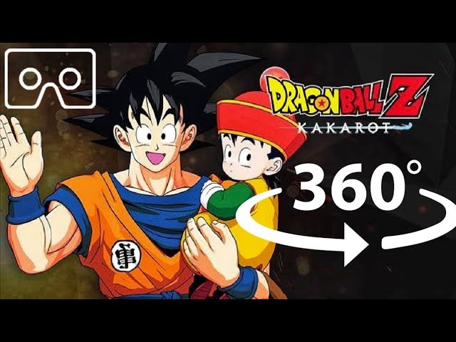 VR 360° Dragon Ball Z Kakarot   Goku and Gohan    DBZ  Flying Nimbus  Fishing virtual reality 360