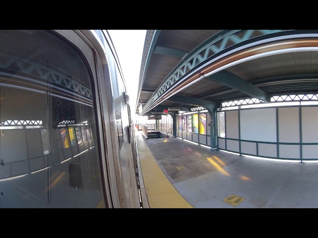 TrainCam 360: F Train South from Ave U To Ave X stations