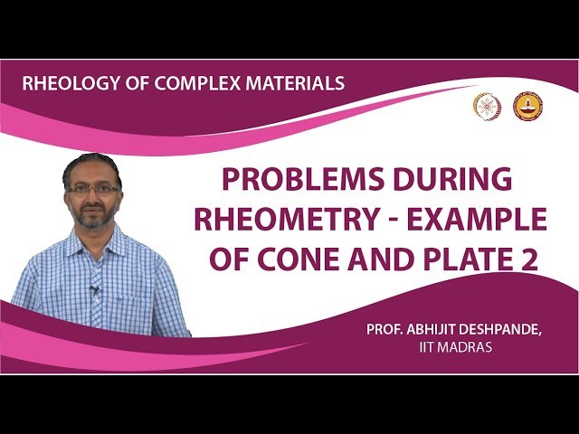 Problems during rheometry – example of cone and plate 2