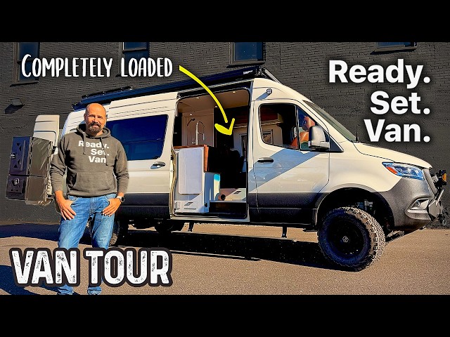 He Turned a Cargo Van into a Luxury Apartment Built to Survive ANYTHING!