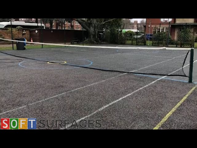 MUGA Sports Court Cleaning at a School in Banbury, Oxfordshire | Clean & Paint Job