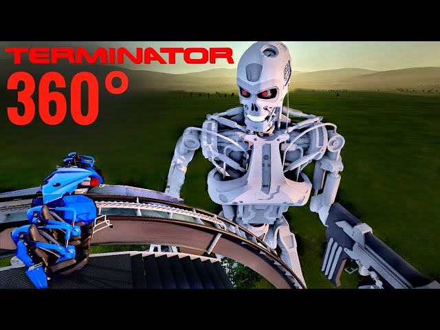 Terminator Dark Fate 360 VR video Roller Coaster virtual reality 360  videos realidad virtual  vr