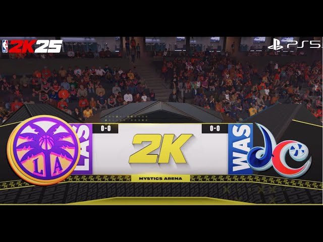 NBA 2K25 | Los Angeles Sparks vs Washington Mystics | WNBA Showdown