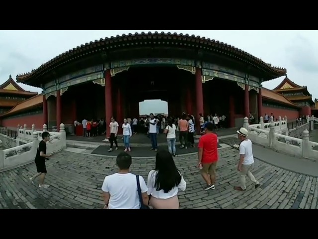 The Forbidden City in Beijing, China (360 degree video)