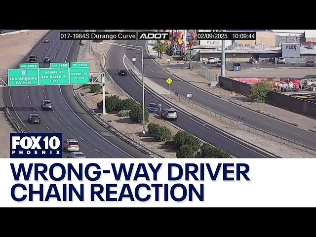 DPS: Wrong-way driver causes two cars to crash on I-17