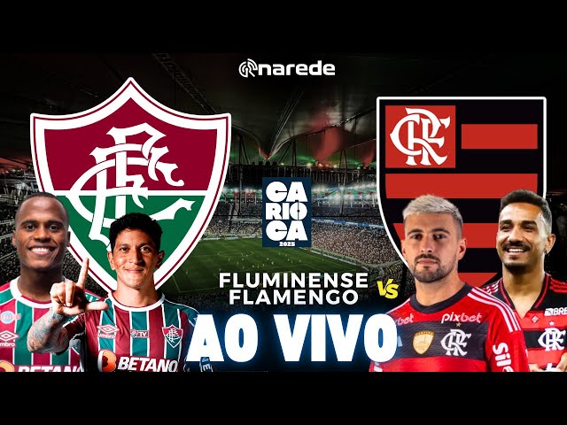 ⚽ FLUMINENSE X FLAMENGO AO VIVO  PELO CARIOCA 2025 | DIRETO DO MARACANÃ | JOGO AO VIVO NARRADO