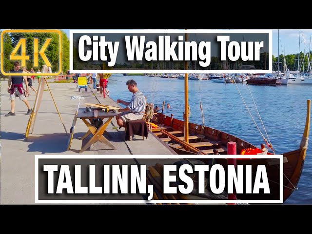 4K City Walks: Tallinn Estonia Pirita Beach to Kodriorg  - Virtual Walk Walking Treadmill Video