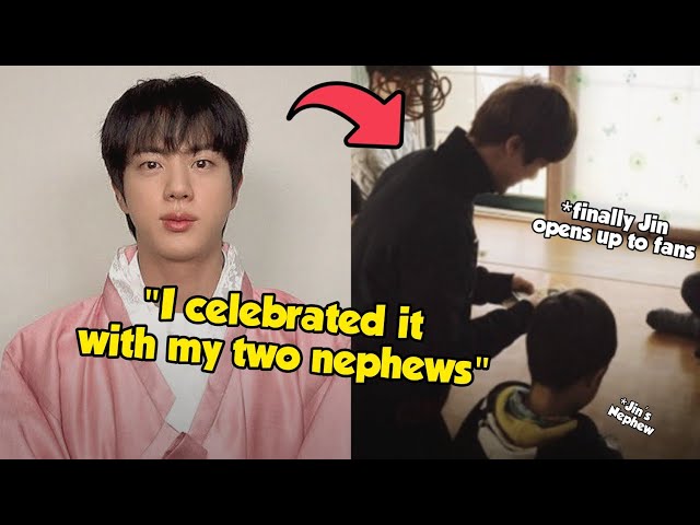 Finally, Interaction between Jin and his two Nephews was Revealed by himself, fans were touched?!