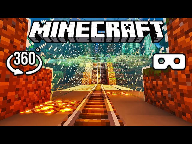 Minecraft 360° VR Extreme Roller Coaster Ride Will Trick You