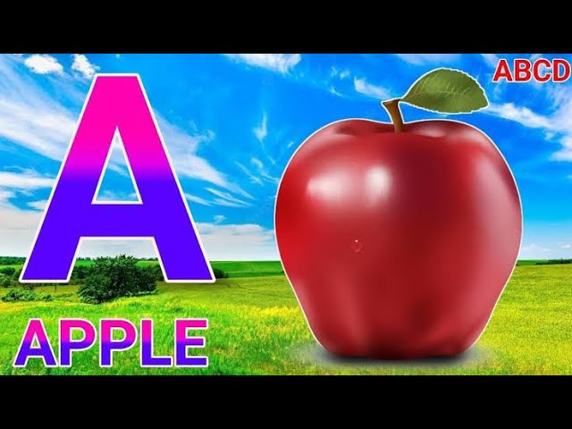 Phonics Song 2 with TWO Words in 3D-A For Airplane - ABC Alphabet Songs 01