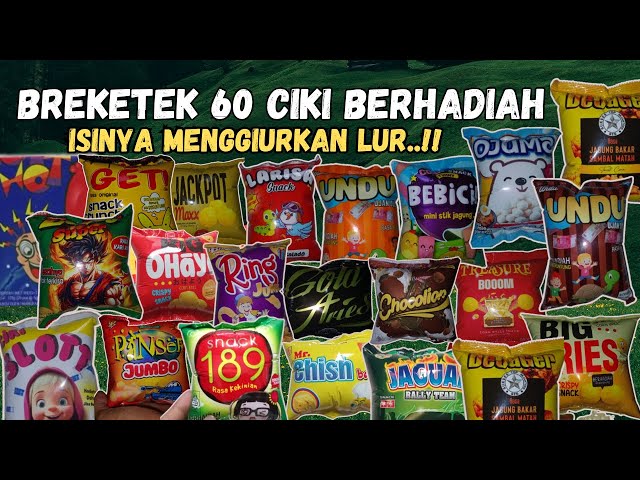 Hunting Hadiah Uang dan Mainan dari Banyak Jajanan Ciki Berhadiah,Snack Berhadiah,Kado Berhadiah