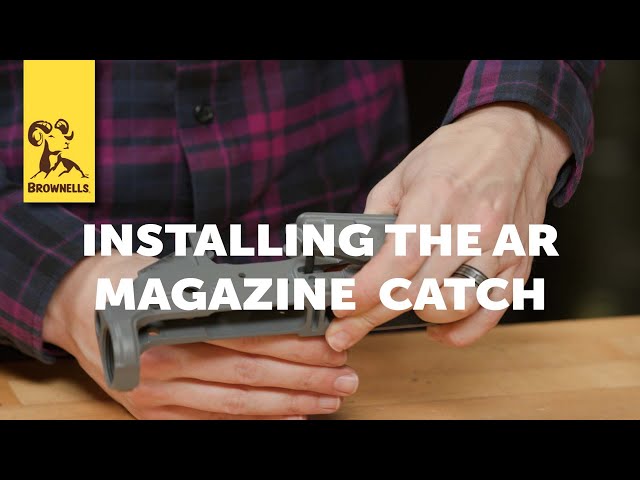 Quick Tip: Installing the AR Magazine Catch