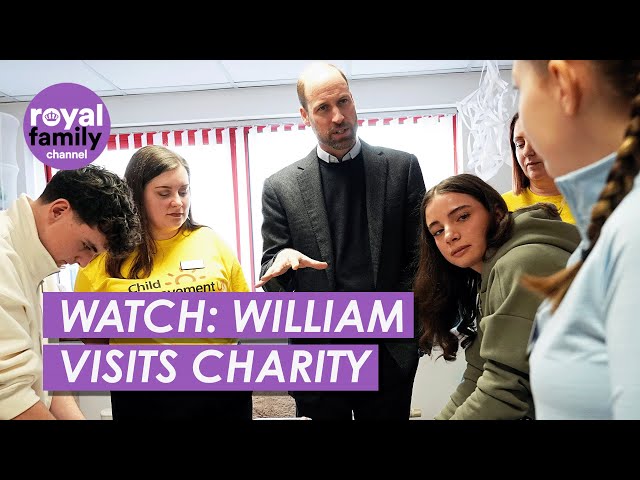 WATCH: Prince William Meets With Bereaved Children in Widnes