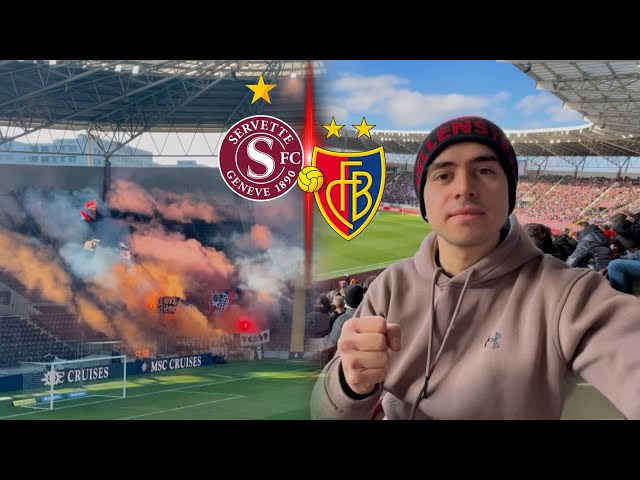 IMMER WIEDER SCHÖN, in der SCHWEIZ zu sein🇨🇭❤️ | SERVETTE FC vs FC BASEL | Stadionvlog