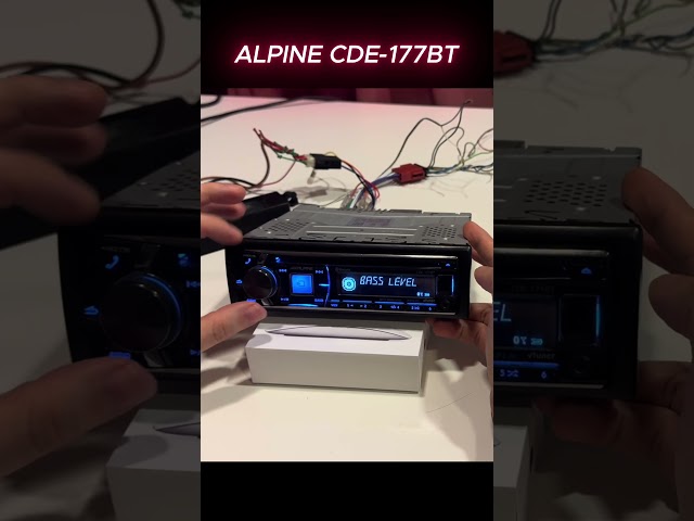 ALPINE  CDE 177 BT AUTO RADIO