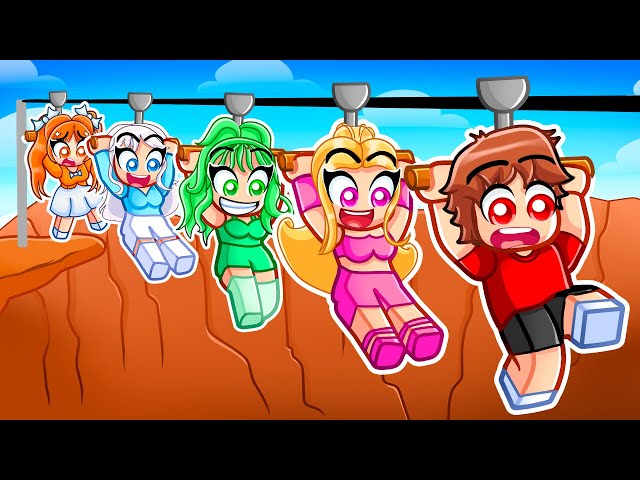 Techy Goes Down The DEADLIEST Zipline In Roblox With His CRAZY FAN GIRLS...