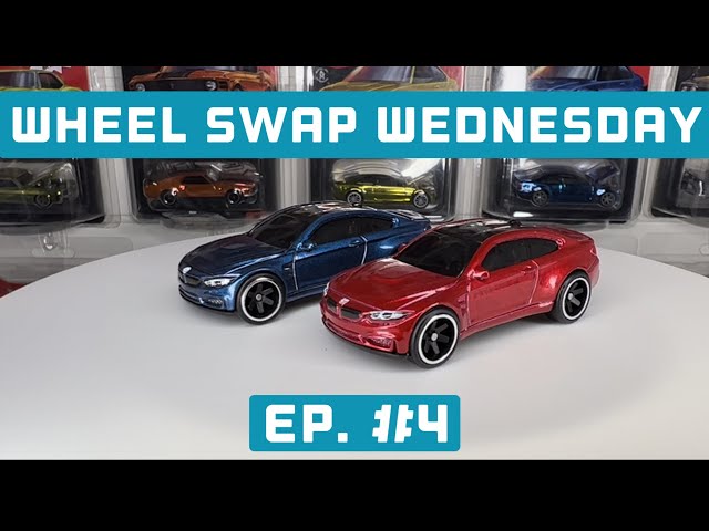 Hot Wheels Wheel Swap Wednesday Episode #4! BMW M4 gets some real rider six spike TE37’s!!