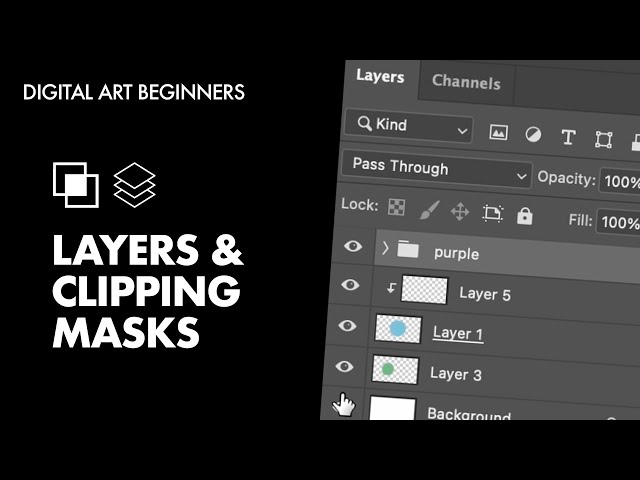 Layers & Clipping Masks (Digital Art Beginners)