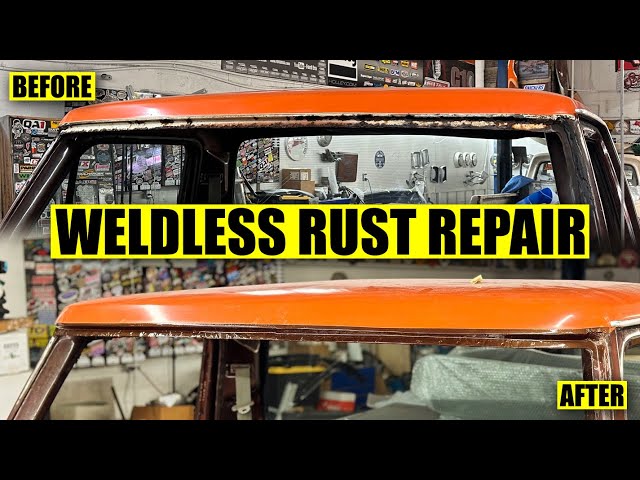 Weldless Rust Repair on Snickers our 1978 F150