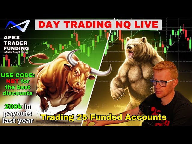 **LIVE** DAY TRADING - COPY TRADING 30 FUNDED ACCOUNTS - CODE NBT