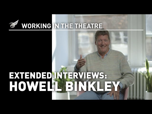 Working in the Theatre - Extended Interviews: Howell Binkley