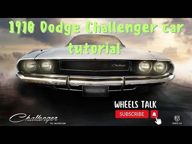 1970 Dodge Challenger musclecar  history  and car tutorial #americanmuscle #musclecar #cartutorial