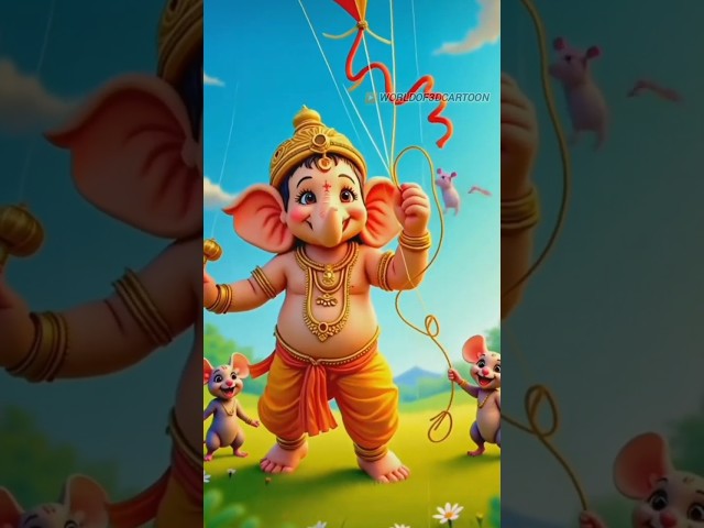 Bal Ganesh 🙏🙏#shorts #worldof3dcartoon #balganesh