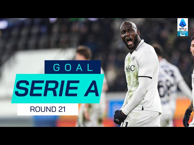 GOAL SERIE A | Lukaku Scores the Winning Goal | Goal Collection | Round 21 | Serie A 2024/25