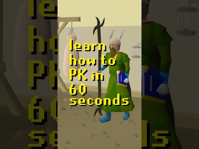 Learn how to PK in 60 seconds... ⚔️ #oldschoolrunescape #osrs