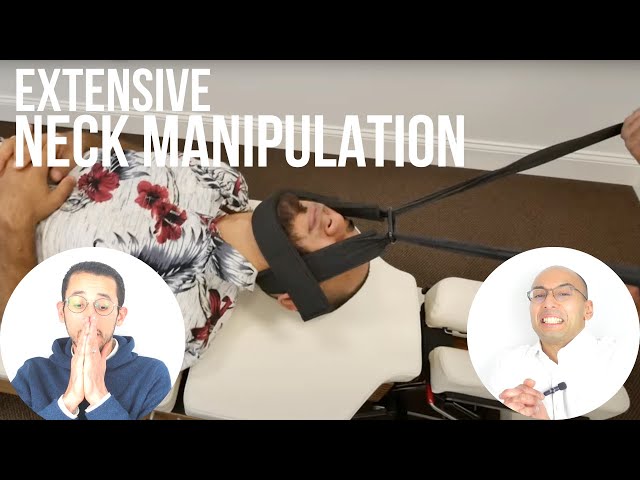 Neurosurgeons React: Y Strap Neck Cracks Chiropractor Adjustment