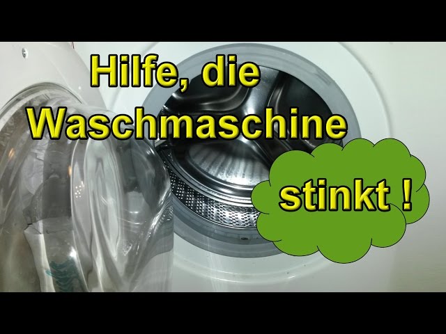 HILFE – Die Waschmaschine stinkt – Was tun wenn die Wäsche riecht ! - Hausmittel Tutorial Lifehack