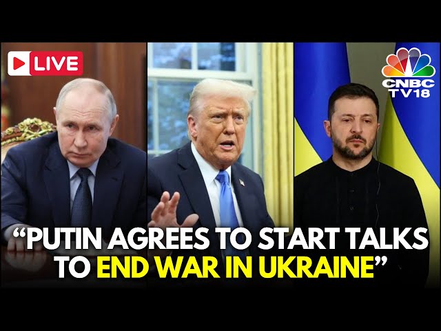 LIVE: Trump Talks to Putin, Says Ukraine ‘Unlikely’ To Get Back Territory | Russia Ukraine War |N18G