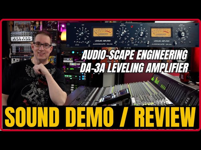 Audio-Scape DA3A Compressor | Sound Demo / Review