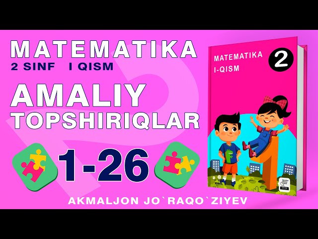 2-SINF MATEMATIKA BOSHQOTIRMALAR